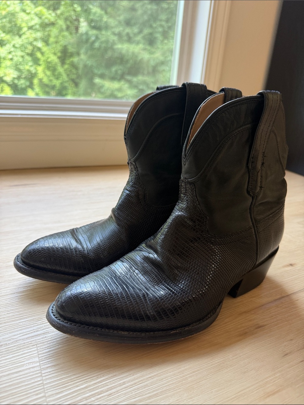 Tecovas Casey Women’s Lizard Cowboy Boots DISCONTINUED